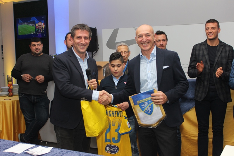 Sogefi  in campo con le officine nello stadio del Frosinone Calcio